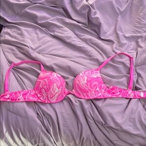 Pink Swirl Women's Bra